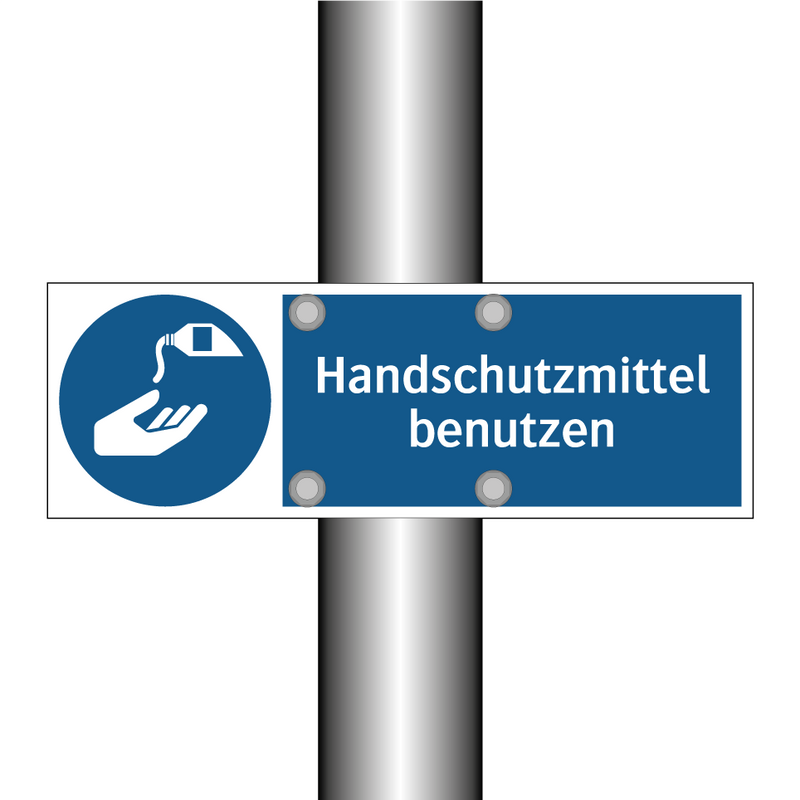 Handschutzmittel benutzen