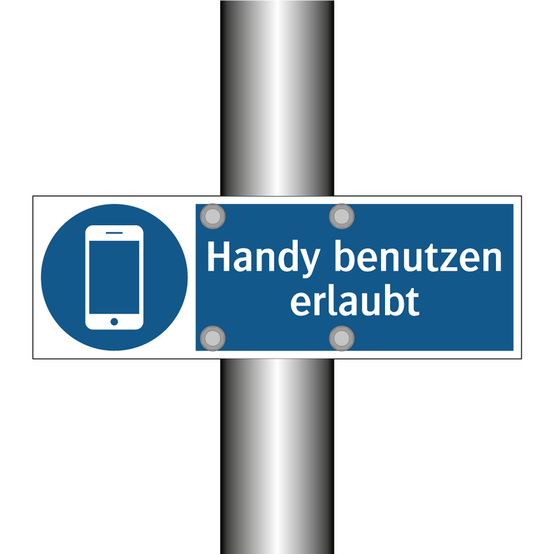 Handy benutzen erlaubt