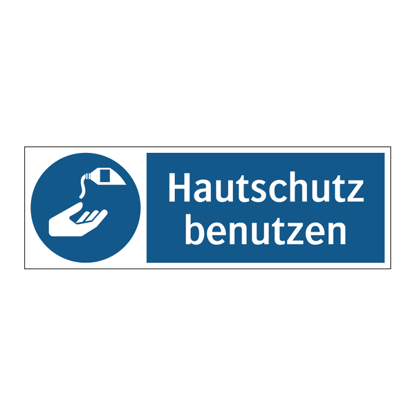 Hautschutz benutzen