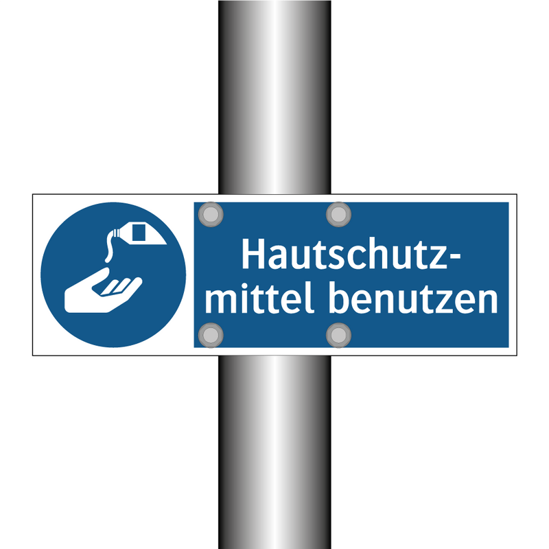 Hautschutz- mittel benutzen
