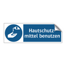 Hautschutz- mittel benutzen