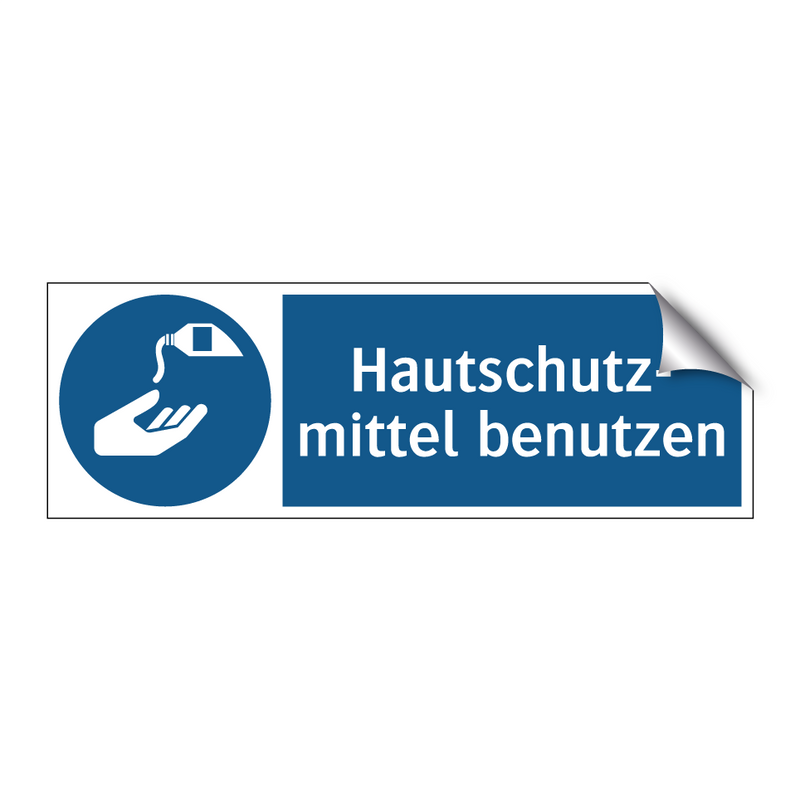 Hautschutz- mittel benutzen