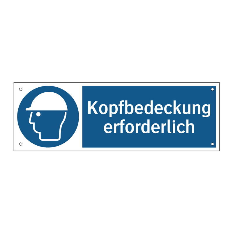 Kopfbedeckung erforderlich