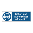 Gehör- und Augenschutz erforderlich