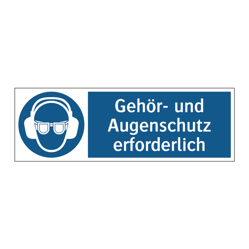 Gehör- und Augenschutz erforderlich