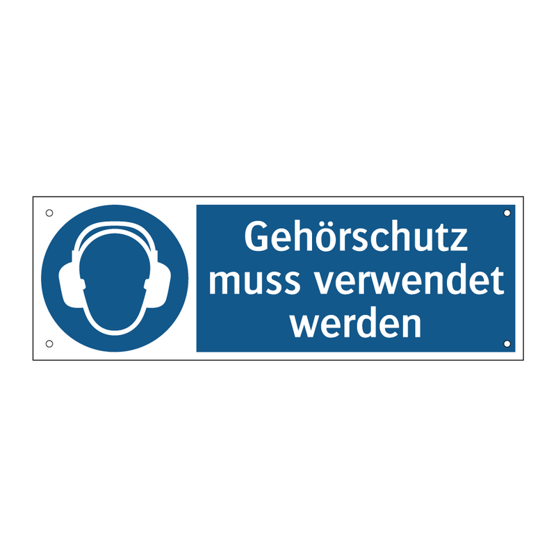 Gehörschutz muss verwendet werden