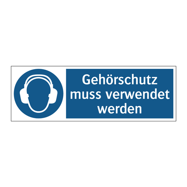 Gehörschutz muss verwendet werden
