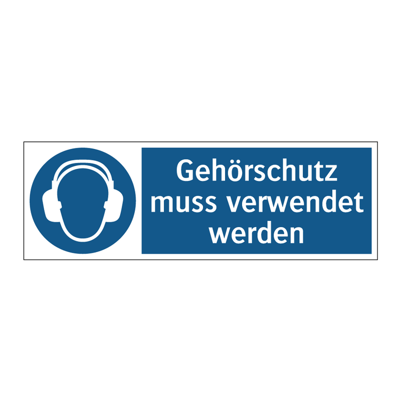 Gehörschutz muss verwendet werden