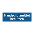 Handschutzmittel benutzen
