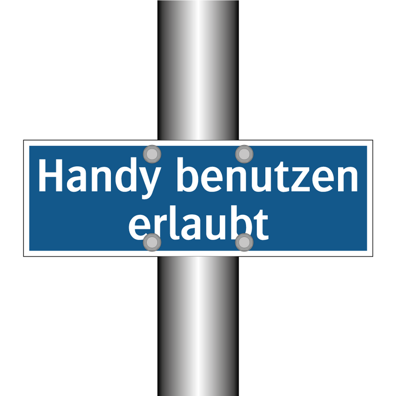 Handy benutzen erlaubt
