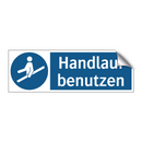 Handlauf benutzen