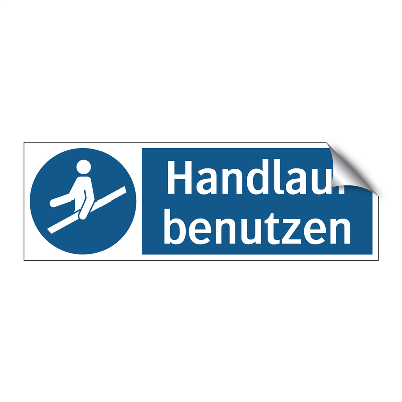 Handlauf benutzen