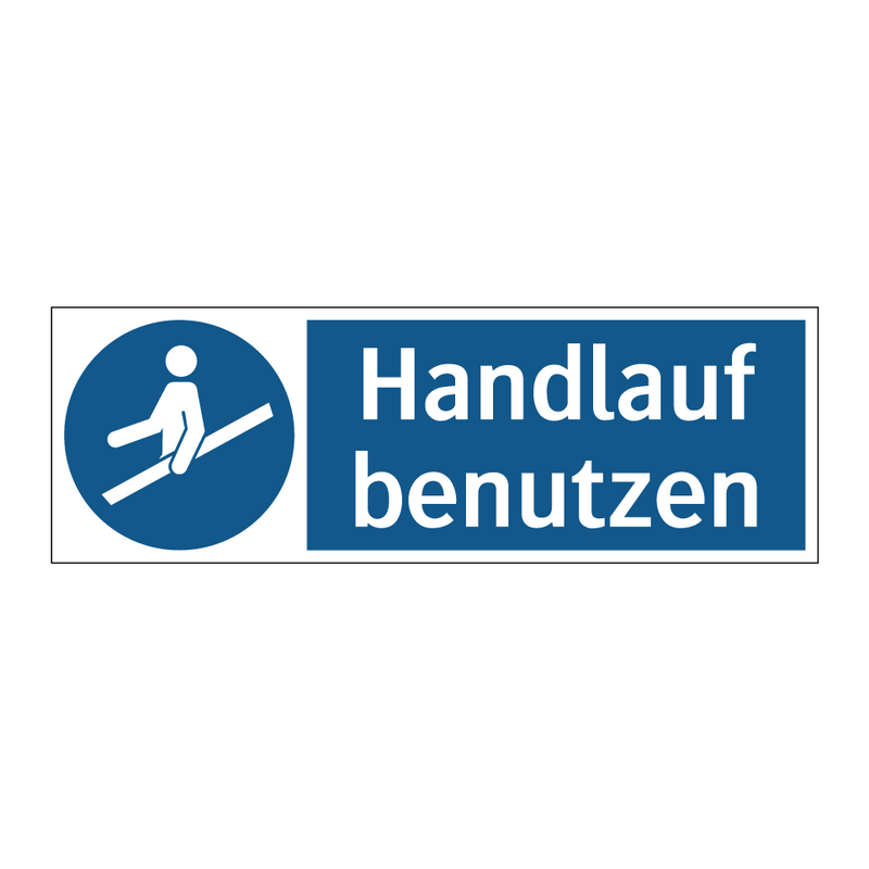 Handlauf benutzen