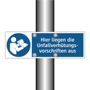 Hier liegen die Unfallverhütungs- vorschriften aus