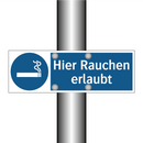 Hier Rauchen erlaubt