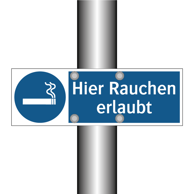 Hier Rauchen erlaubt
