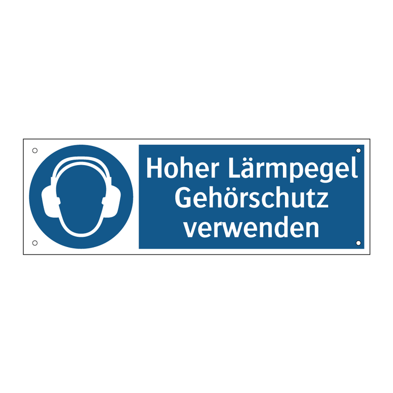 Hoher Lärmpegel Gehörschutz verwenden