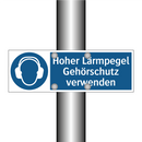 Hoher Lärmpegel Gehörschutz verwenden