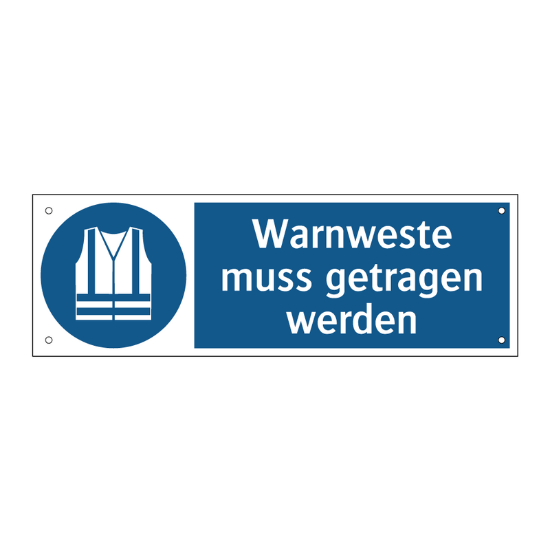 Warnweste muss getragen werden