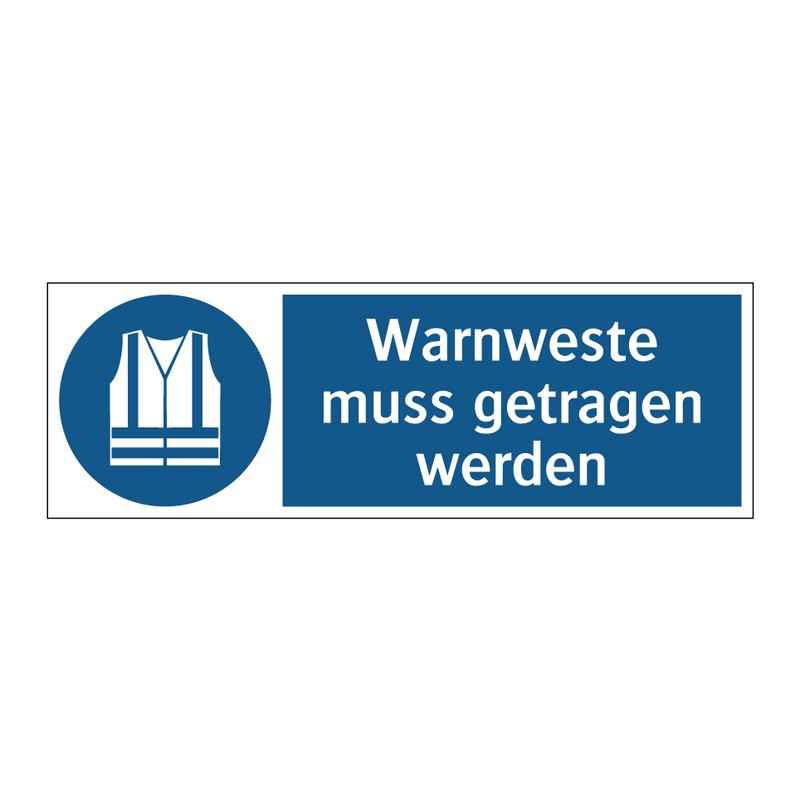 Warnweste muss getragen werden