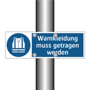 Warnkleidung muss getragen werden