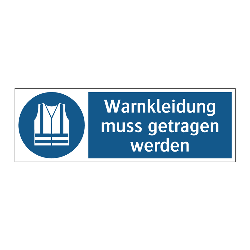 Warnkleidung muss getragen werden