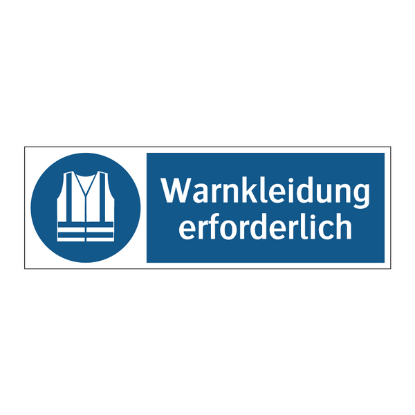Warnkleidung erforderlich