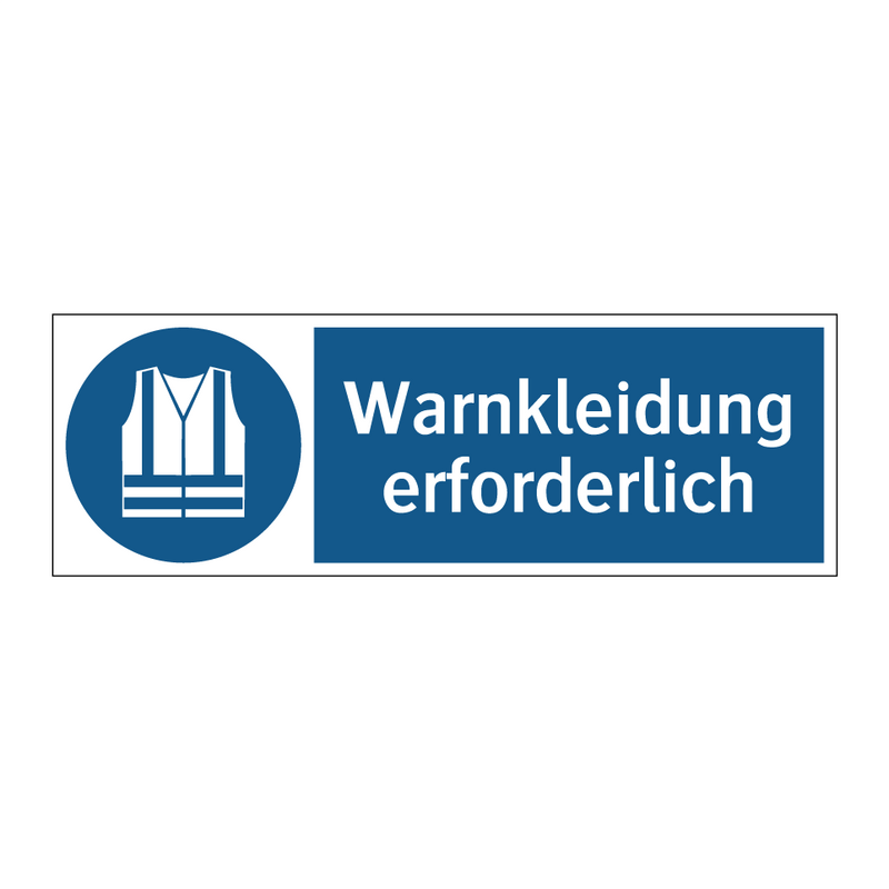 Warnkleidung erforderlich
