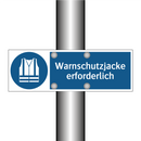 Warnschutzjacke erforderlich