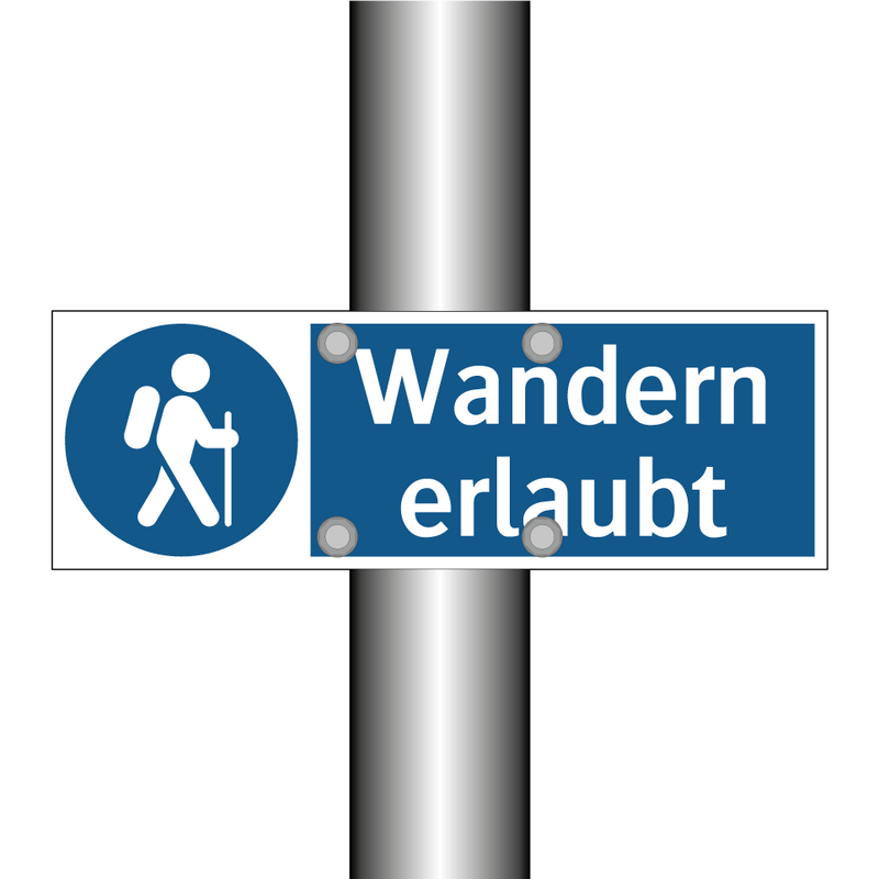 Wandern erlaubt