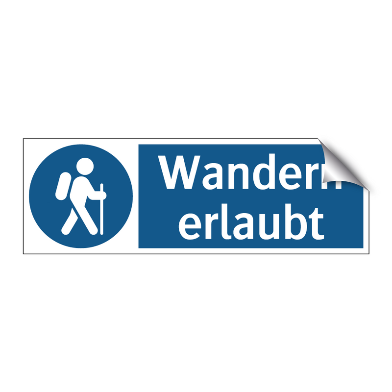 Wandern erlaubt