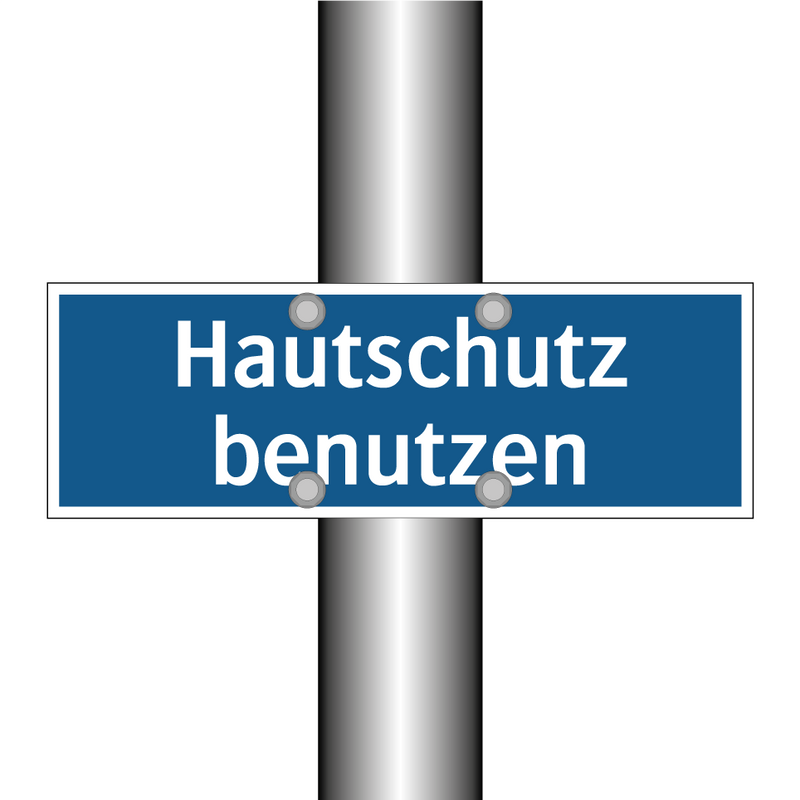 Hautschutz benutzen