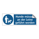Hunde müssen an der Leine geführt werden