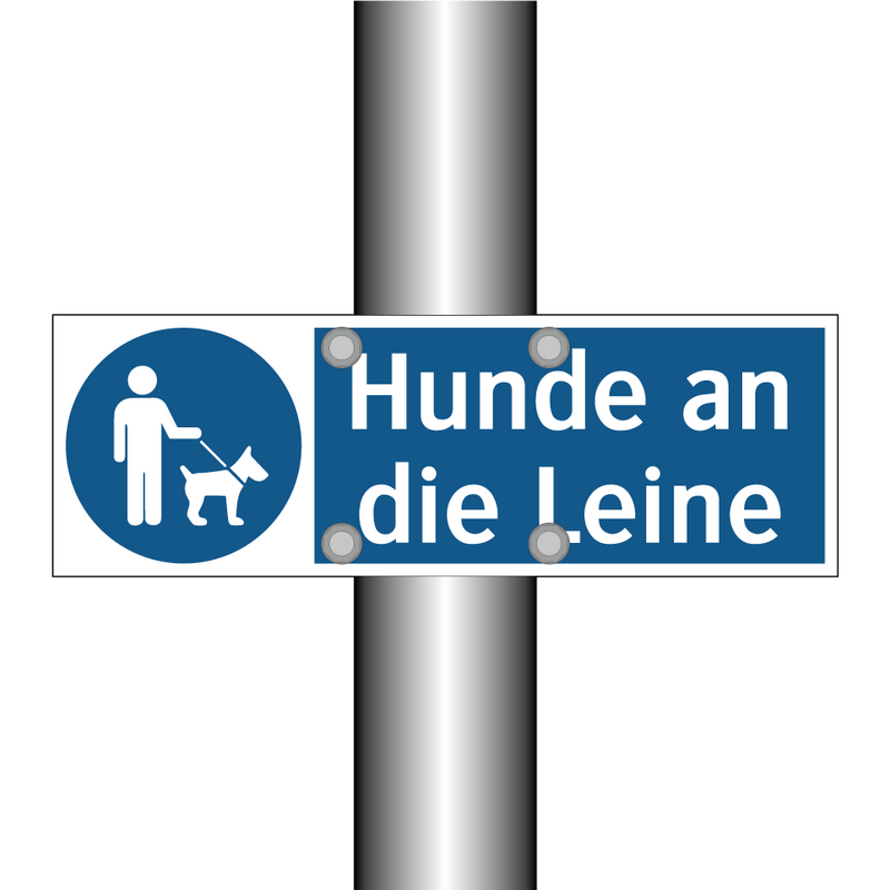 Hunde an die Leine