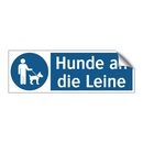 Hunde an die Leine