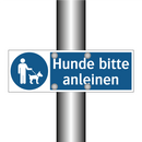 Hunde bitte anleinen