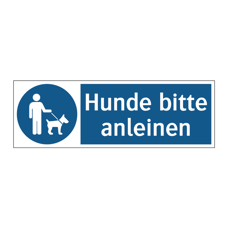 Hunde bitte anleinen