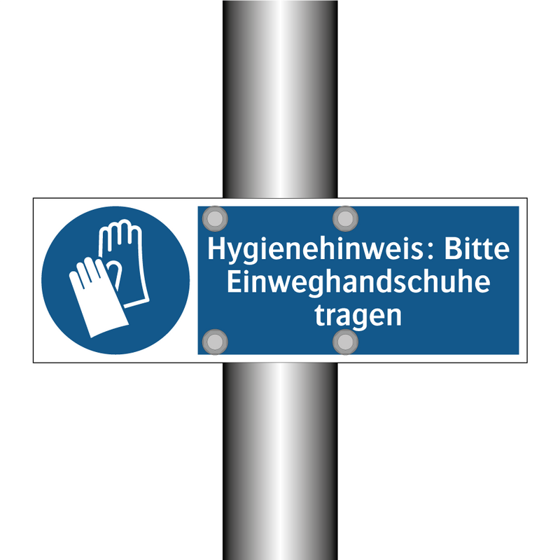Hygienehinweis: Bitte Einweghandschuhe tragen