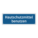 Hautschutzmittel benutzen