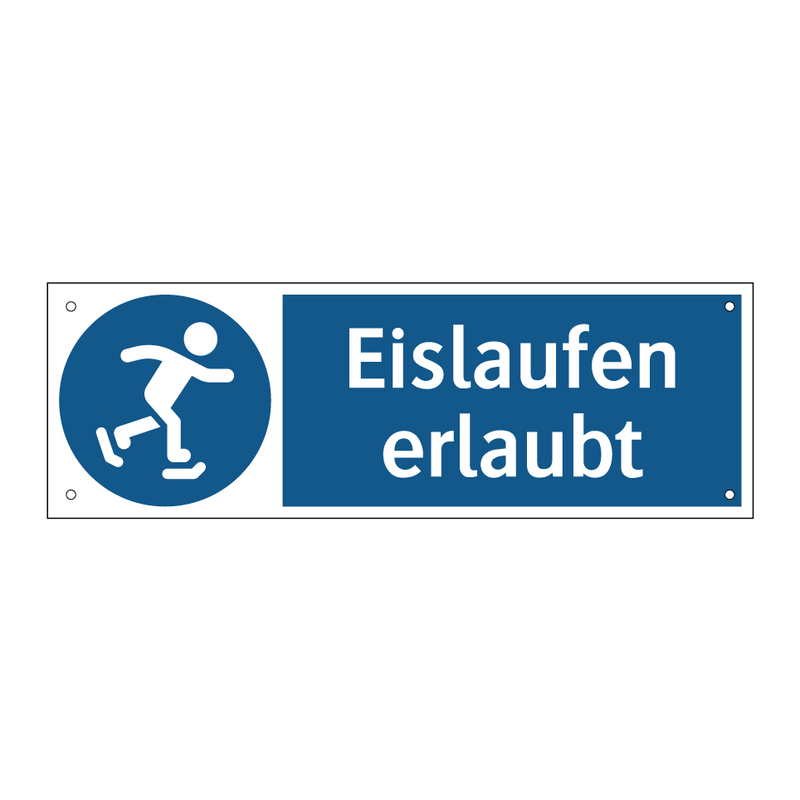Eislaufen erlaubt
