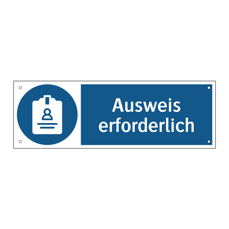 Ausweis erforderlich