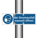 Bei Stromausfall manuell öffnen.