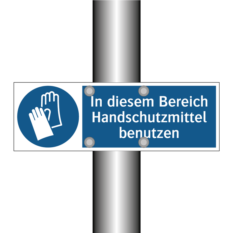 In diesem Bereich Handschutzmittel benutzen