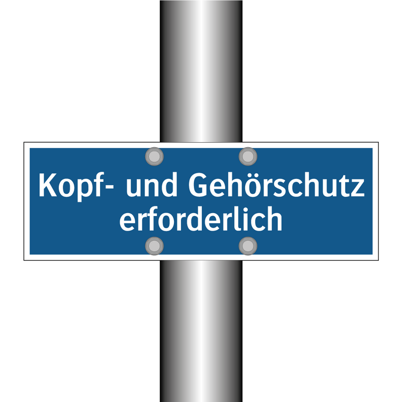 Kopf- und Gehörschutz erforderlich