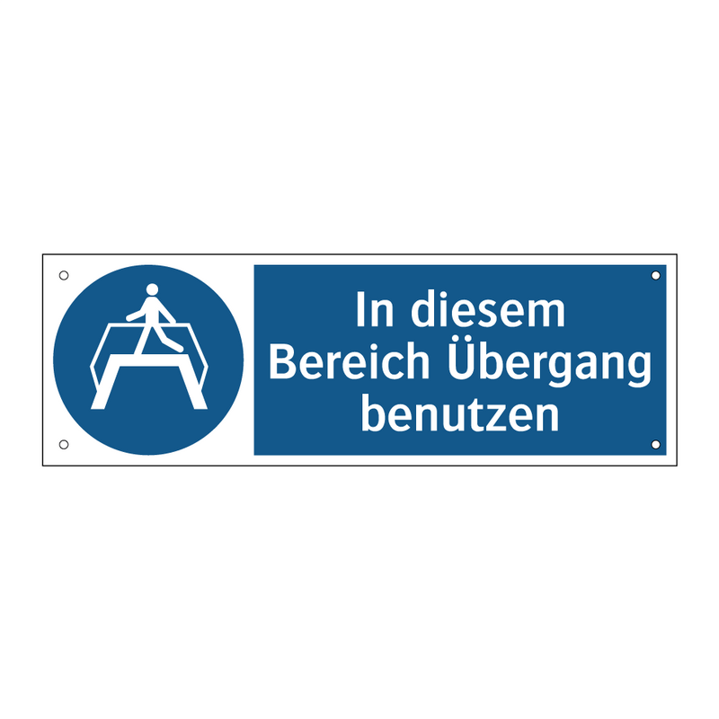 In diesem Bereich Übergang benutzen