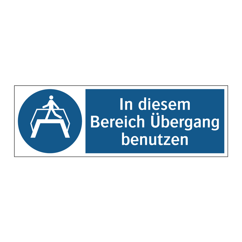 In diesem Bereich Übergang benutzen