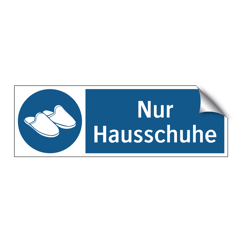 Nur Hausschuhe