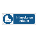 Inlineskaten erlaubt