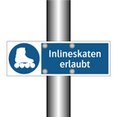 Inlineskaten erlaubt