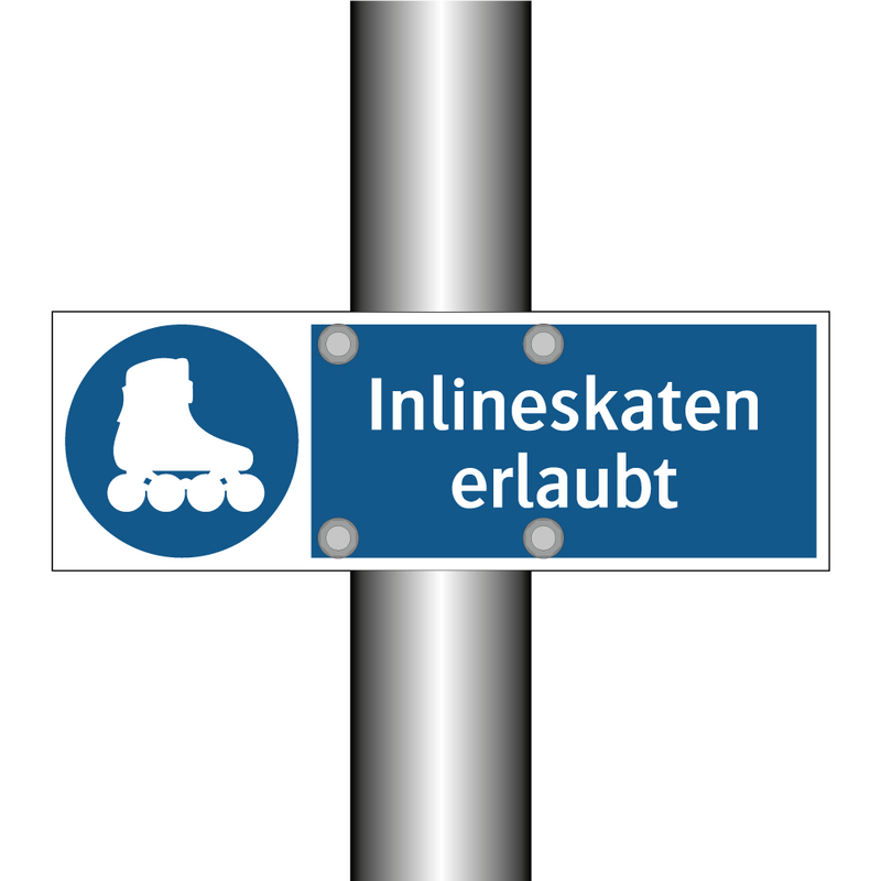 Inlineskaten erlaubt